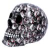 Magicun Giftware~Nemesis Gothic Romantik Rose Leopard Bloodshot Ösen Druck Totenkopf Figur Deko