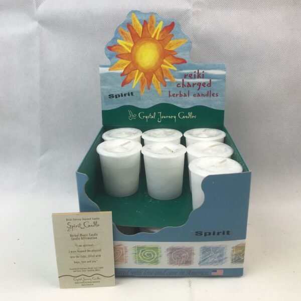 Magic Candle~Spirit Crystal Journey Reiki Charged Herbal Votive Candle One Candle