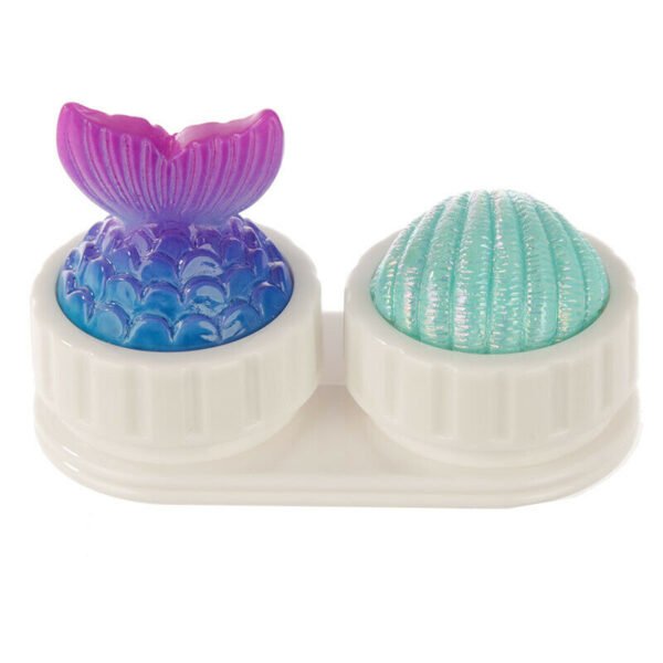 Collectable Design~Handy Contact Lens Case - Mermaid Design Travel Handbag Novelty Lenses Holder