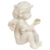 Home Decor~1 x Collectable Cherub Sitting Holding Mineral Stone Ornament