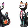 Magicun Giftware~Sugar Mexican Day Of The Dead Skull Cat Art Decoration Ornament Statue Figurine