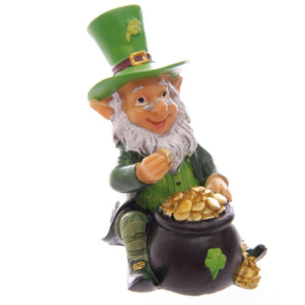 Home Decor~Lucky Irish Leprechaun Figure Figurine Home Garden Statue Ornament