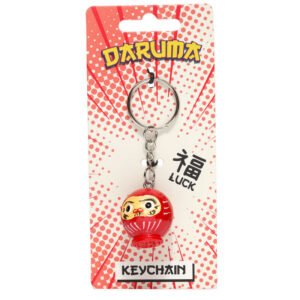 Collectable design~Novelty Collectable Luck red Japanese Daruma Doll Keyring