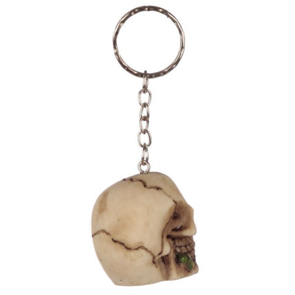 Collectable design~Skulls & Roses Skull Keyring Gothic