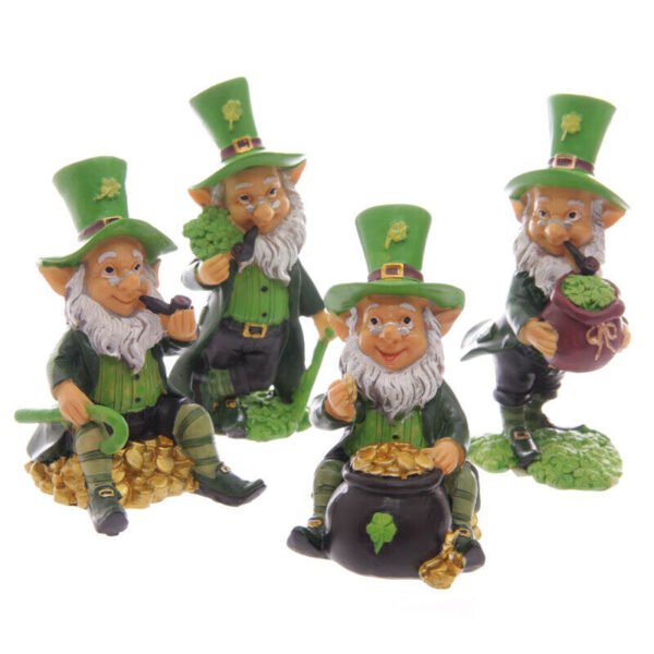 Home Decor~Lucky Irish Leprechaun Figure Figurine Home Garden Statue Ornament