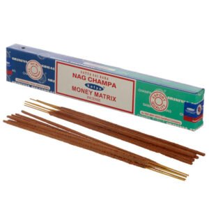 Home Fragrance~SATYA Sai BaBa Nag Champa & Money Matrix Incense Sticks 12 x 14 sticks