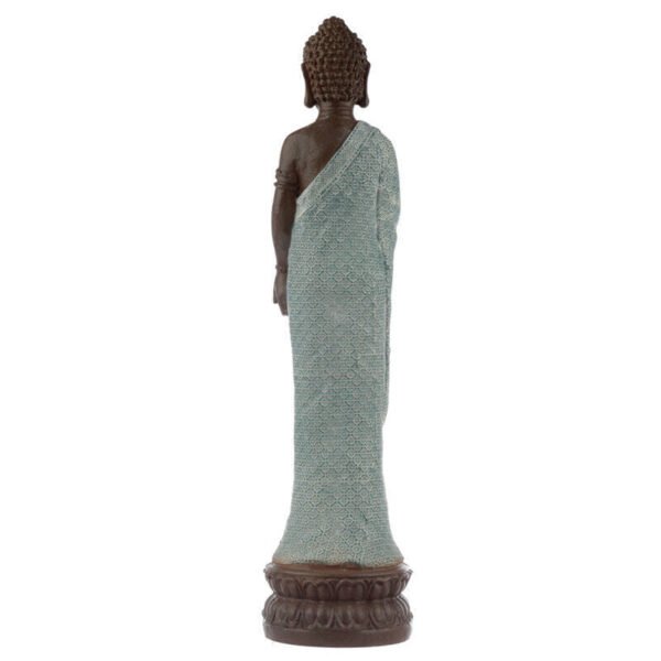 Home Decor~Decorative Turquoise & Brown Buddha Figurine Serenity Sculpture Ornament 49cm