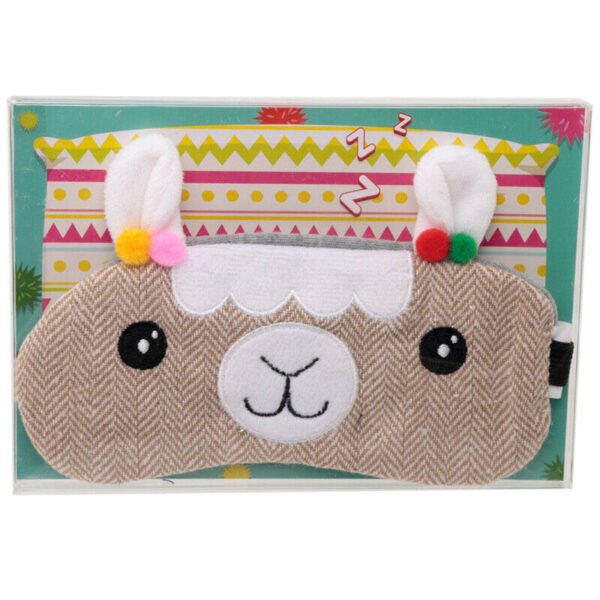Collectable Design~Fun Eye Mask Plush Llamapalooza Design