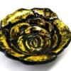 Home Fragrances ~Golden Rose Bowl 4" Diameter w/Coaster: Smudging, Cone Incense or Decor.