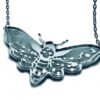 Curiology -MIRROR DEATHS HEAD MOTH - Necklace Silver Plated