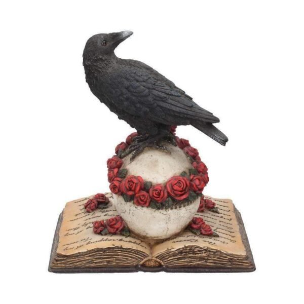 Magicun Giftware~Heartaches Reflection 17cm Raven Figurine Medium