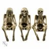 Magicun Giftware~Three Wise Monkeys Figurines Animals Decor See Hear Speak No Evil Ornament Gift