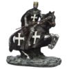 Home Decor~Collectable Dark Knight on Horseback Figurine Medieval Fantasy Ornament x 1
