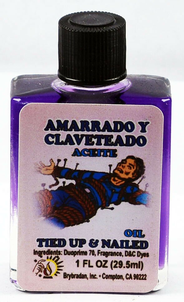 【Magic Oil】BRYBRADAN Tied Up And Nailed Oil / Amarrado Y Claveteado Aciete - ½fl.oz./14.7ml