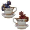 Collectable design~Elements Baby Dragon in a Teacup Figurine Collectable Ornament