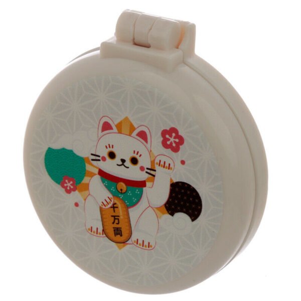 Collectable Design~Fun Lucky Cat Maneki Neko Foldable Travel Hair Brush Travel Size for Handbag