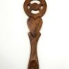 Wicca & Paganism~Triple Moon Sheesham Wood Carved Spoon 6-1/2" Ritual Magick Spells Wicca Pagan