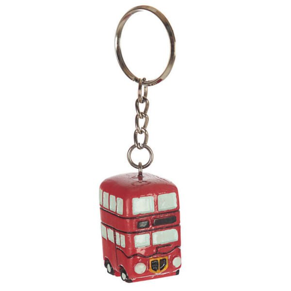 Collectable design~Fun Novelty London Routemaster Bus Red Bus Keyring Bag Charm Split Ring Gift