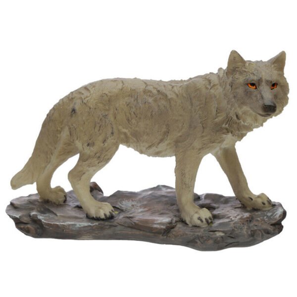 Home Decor~Wolf Figurine Protector of The North Whispers of The Moon Ornament