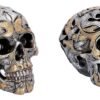 Magicun Giftware~Nemesis Iron Skull Figurine Oriental Tribal Traditions Ornament Small or Large
