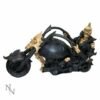 Magicun Giftware~Skeleton on Motorbike Dragon Hell Rider Biker Ornament Figurine