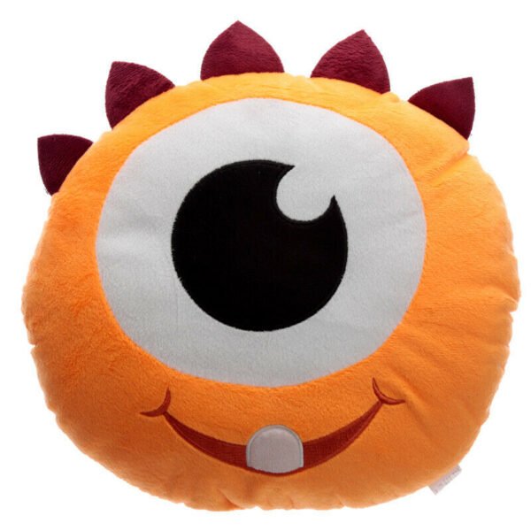 Home Decor~Orange Plush Monstarz Monster Cushion Home Office Kid Bedroom Novelty Decoration