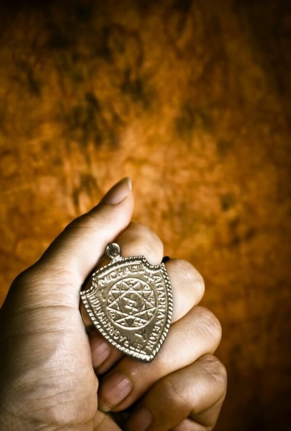 Magicun Talisman~Unique Sterling Silver Talisman Prayer Shield