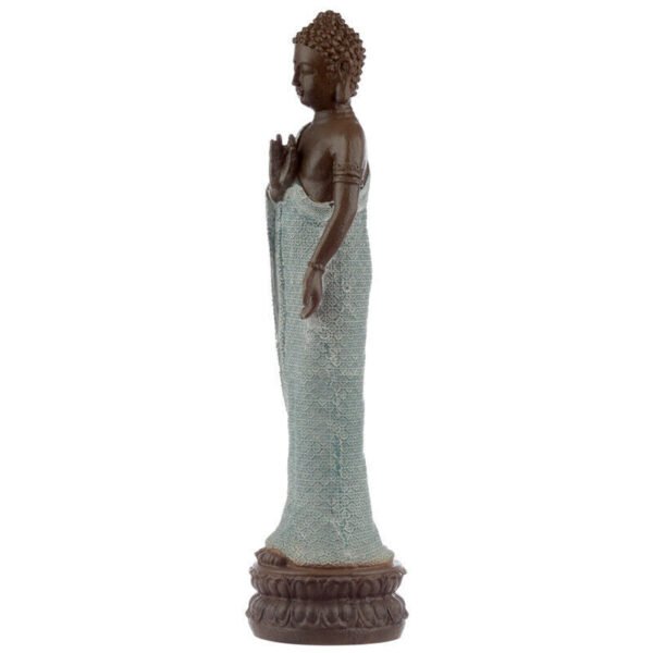 Home Decor~Decorative Turquoise & Brown Buddha Figurine Serenity Sculpture Ornament 49cm