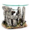 Home Fragrance~Mystical Stonehenge Design Oil Burner with Glass Dish Fragrance for Home