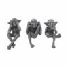 Magicun Giftware~Three Wise Monkeys Figurines Animals Decor See Hear Speak No Evil Ornament Gift