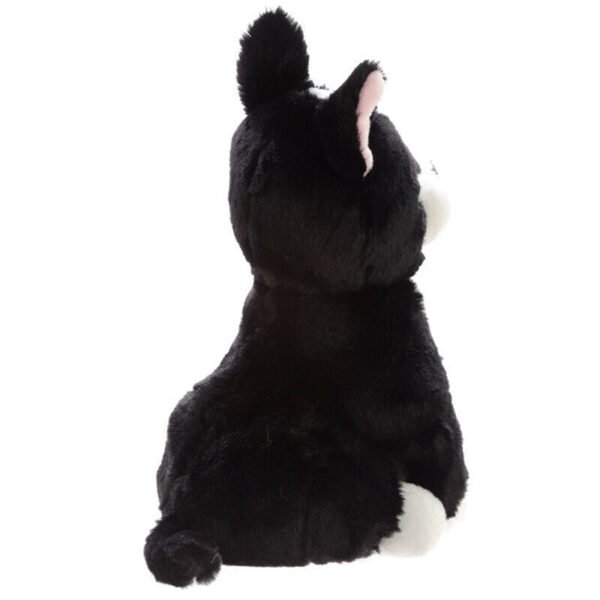 Home Decor~Cute Black and White Dog Plush Door Stop -Weighted Animal Shaped Filled Doorstop