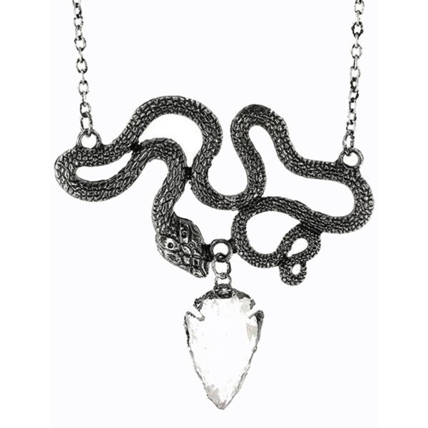 ENTWINED NECKLACE / Occult, occult Fashion, Satanic, Snakes
