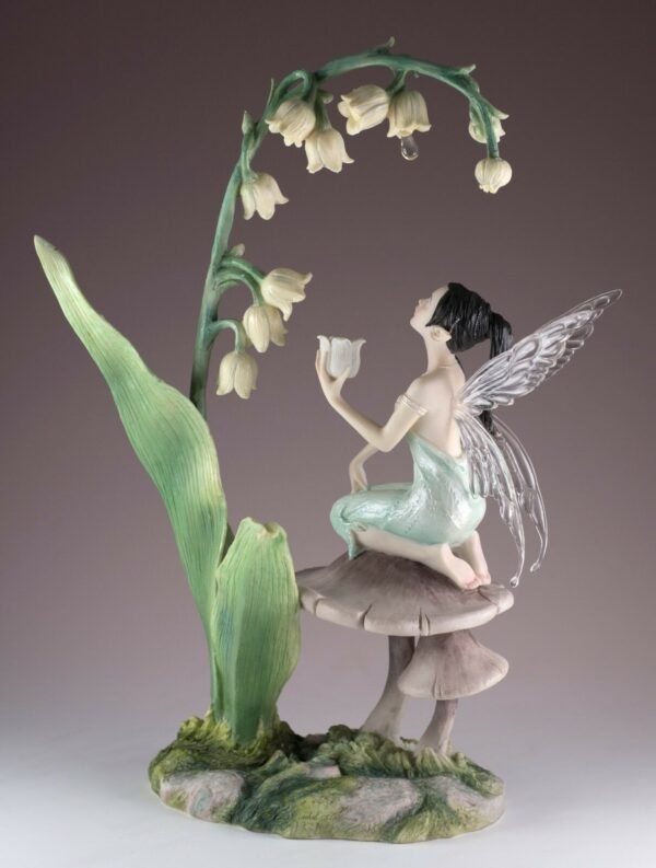 Fairy Collection~Lily Of The Valley Fairy Collecting Nectar Figurine By Rachel Anderson 11" New