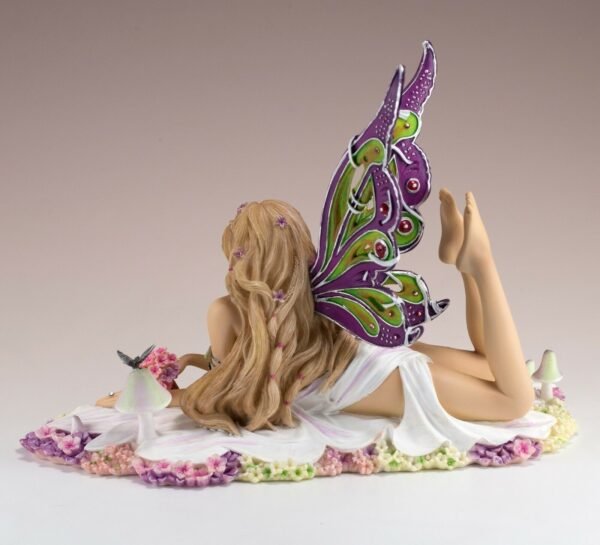 Fairy Collection~Jewelled Fairy Petalite Figurine Statue 8" Long Limited Edition New In Box!