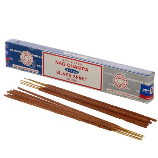 Home Fragrance~SATYA Sai BaBa Nag Champa & Silver Spirit Incense Sticks 12 x 14 sticks