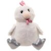Home Decor~Soft Filled Fun Plush White Chicken Design Decorative Unique Durable Door Stop