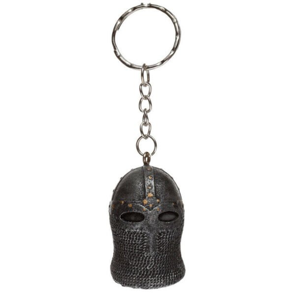 Collectable design~Novelty Collectable Medieval Knight Helmet Keyring