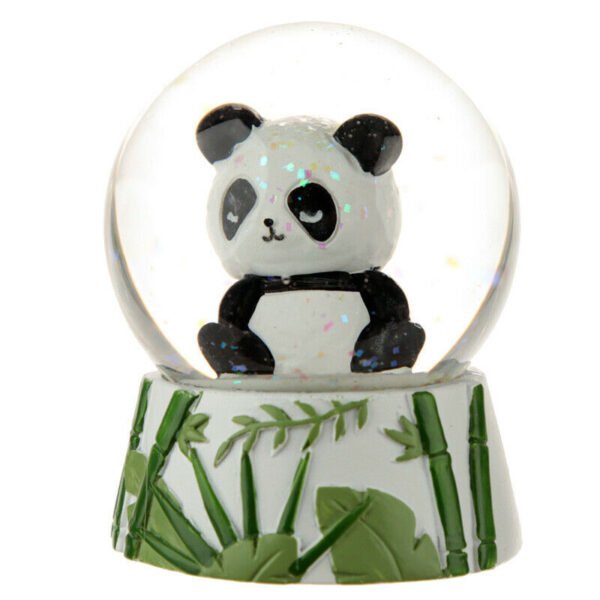 Collectable design~1 x Novelty Collectable Panda SnowGlobe Snow Globe Glitter Shaker Ornament Gift