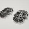 Home Fragrances ~Day of the Dead  Skull Design Stick Cone Incense Burner Ash Catcher 4" 2 pcs