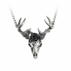 s-l1600_86e4e53e-8f01-4152-b222-eb5387b575b7 Alchemy - WHITE HART BLACK ROSE - Pendant Necklace