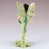 Fairy Collection~Mini Green Feather Wing Fairy Figurine 5" High Resin New!