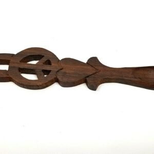 Wicca & Paganism~Peace Sheesham Wood Carved Spoon 6-1/2" Ritual Magick Spells Wicca Pagan