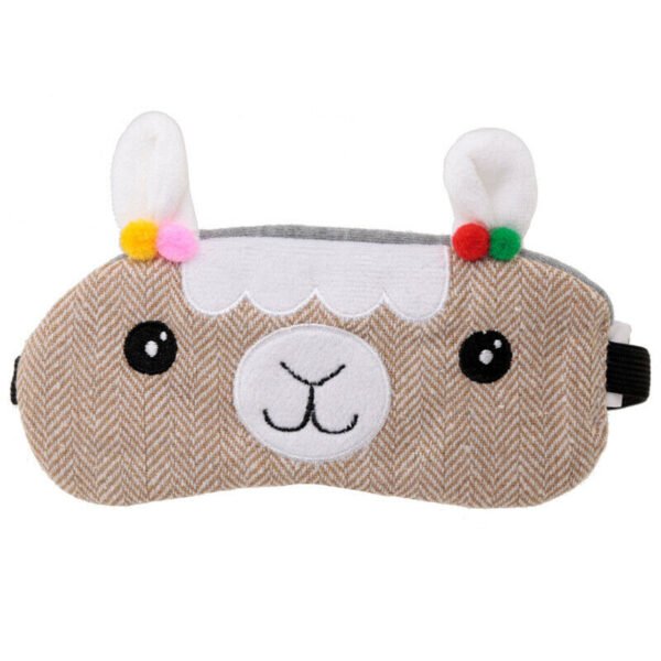 Collectable Design~Fun Eye Mask Plush Llamapalooza Design