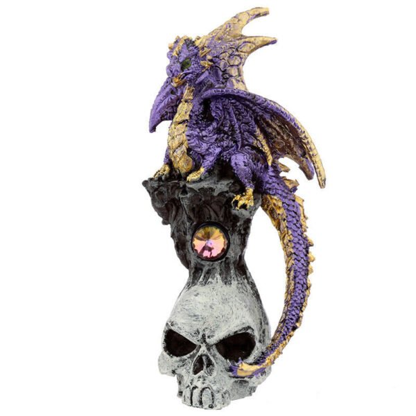 Home Decor~Skull Dragon Dark Legends Dragon Figurine Collectable Ornament