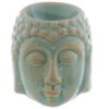 Home Fragrance~Ceramic Crackled Glaze Buddha Head Oil Wax Melt Burner Decoration Fragrance Home