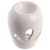 Home Fragrance~Simple Black High Gloss Bulb Shaped Ceramic Oil Burner