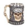 Magicun Giftware~Iron Cross Skull Tankard 14cm Skull Tankard