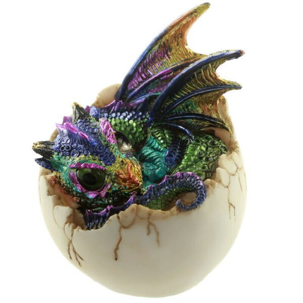 Home Decor~1 x Futuristic Fantasy Nightmare Dragon Figurine Ornament Novelty Dark Legends