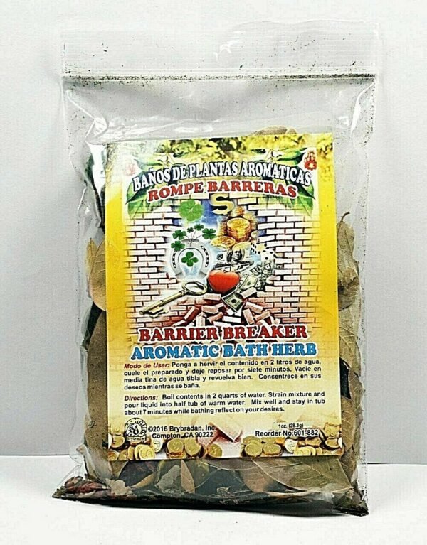【Bath Herb】Spiritual Aromatic Bath Herb BARRIER BREAKER ROMPE BARRERAS Bano de Hierbas 1oz