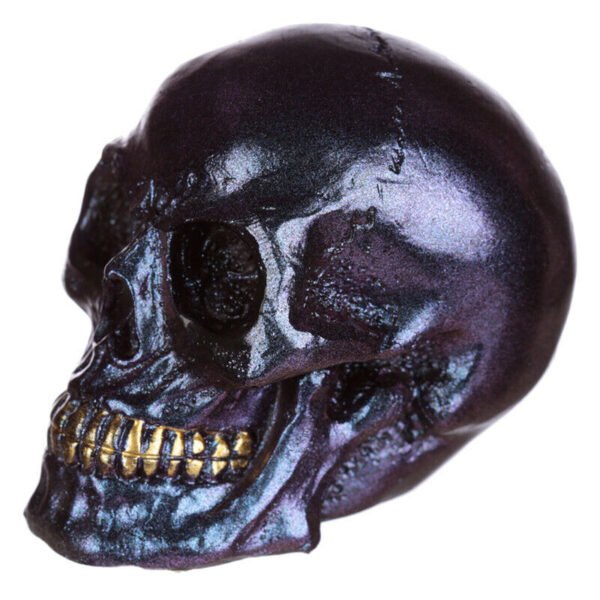 Home Decor~Gothic Iridescent Skull Ornament